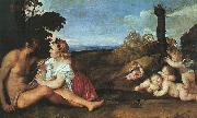  Titian The Three Ages of Man oil painting picture wholesale